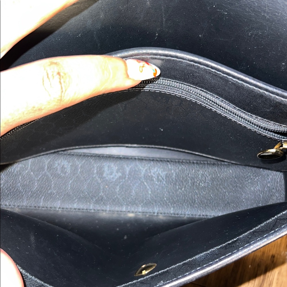 Dior Vintage Honeycomb Black Crossbody Bag - Picture 4 of 9